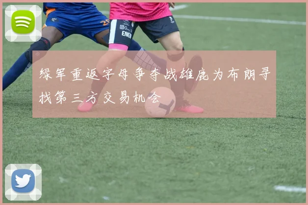 绿军重返字母争夺战雄鹿为布朗寻找第三方交易机会